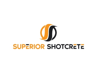 Superior shotcrete  logo design by aryamaity