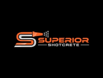 Superior shotcrete  logo design by pixalrahul