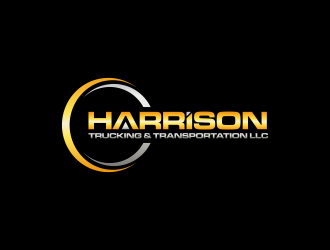 Harrison Trucking & Transportation LLC logo design by RIANW