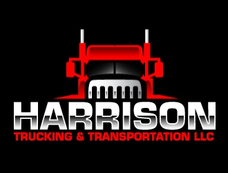 Harrison Trucking & Transportation LLC logo design by AamirKhan