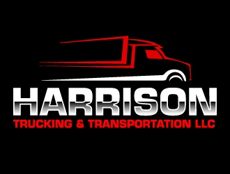 Harrison Trucking & Transportation LLC logo design by AamirKhan