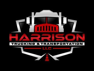 Harrison Trucking & Transportation LLC logo design by hidro