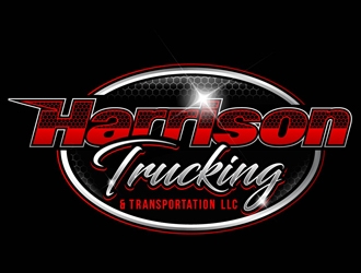 Harrison Trucking & Transportation LLC logo design by DreamLogoDesign