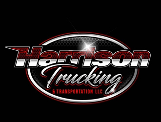 Harrison Trucking & Transportation LLC logo design by DreamLogoDesign