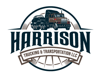Harrison Trucking & Transportation LLC logo design by PRN123