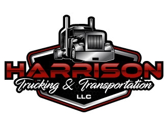 Harrison Trucking & Transportation LLC logo design by daywalker