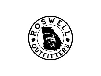 Roswell Outfitters logo design by oke2angconcept