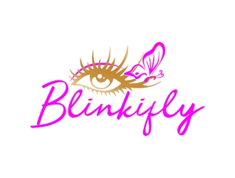 Blinkifly logo design by Mirza