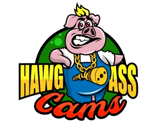 Hawg Ass Cams logo design by DreamLogoDesign