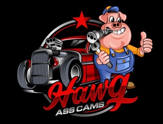 Hawg Ass Cams logo design by Suvendu