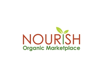 Nourish Organic Marketplace logo design by aryamaity