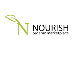 Nourish Organic Marketplace logo design by R-art