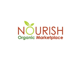 Nourish Organic Marketplace logo design by aryamaity