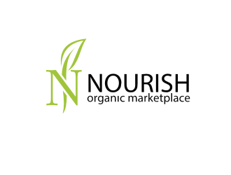Nourish Organic Marketplace logo design by R-art
