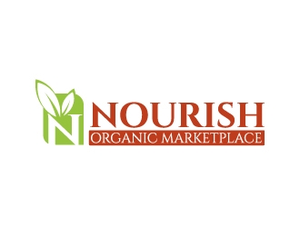 Nourish Organic Marketplace logo design by aryamaity