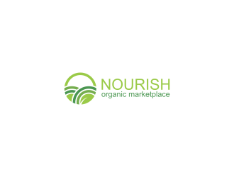 Nourish Organic Marketplace logo design by KaySa