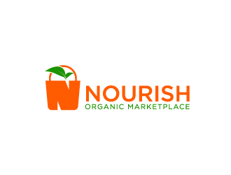 Nourish Organic Marketplace logo design by yans
