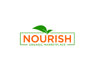 Nourish Organic Marketplace logo design by yans