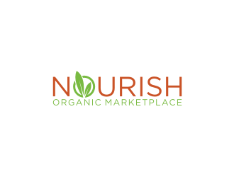 Nourish Organic Marketplace logo design by blessings