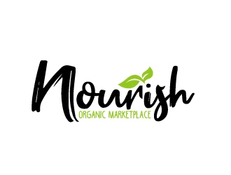 Nourish Organic Marketplace logo design by AamirKhan