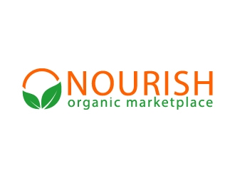 Nourish Organic Marketplace logo design by mewlana