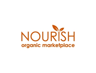 Nourish Organic Marketplace logo design by aryamaity