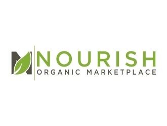 Nourish Organic Marketplace logo design by dibyo
