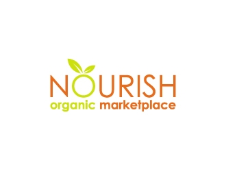 Nourish Organic Marketplace logo design by aryamaity