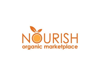 Nourish Organic Marketplace logo design by aryamaity