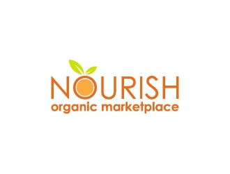 Nourish Organic Marketplace logo design by aryamaity