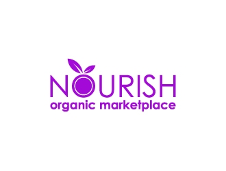 Nourish Organic Marketplace logo design by aryamaity