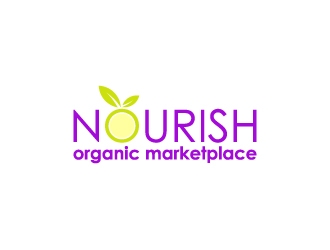Nourish Organic Marketplace logo design by aryamaity
