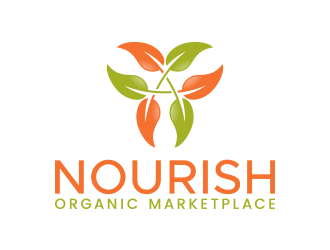 Nourish Organic Marketplace logo design by lexipej