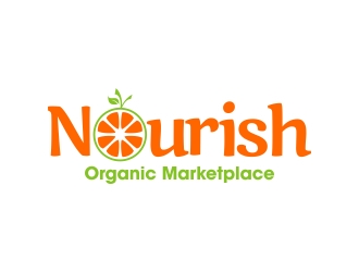 Nourish Organic Marketplace logo design by cikiyunn