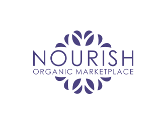 Nourish Organic Marketplace logo design by RatuCempaka
