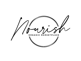 Nourish Organic Marketplace logo design by Lovoos