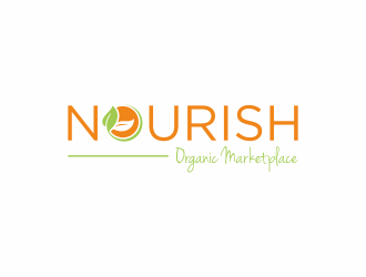 Nourish Organic Marketplace logo design by Editor