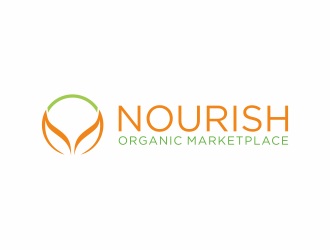 Nourish Organic Marketplace logo design by Editor