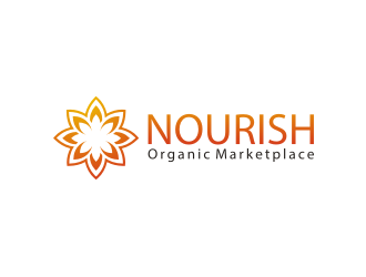 Nourish Organic Marketplace logo design by RatuCempaka