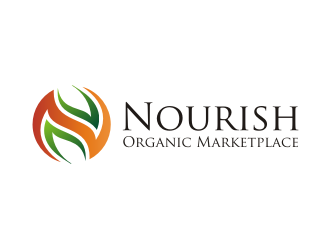 Nourish Organic Marketplace logo design by restuti