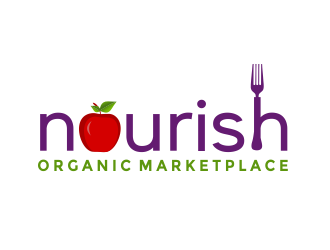 Nourish Organic Marketplace logo design by aldesign