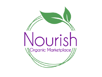 Nourish Organic Marketplace logo design by ingepro