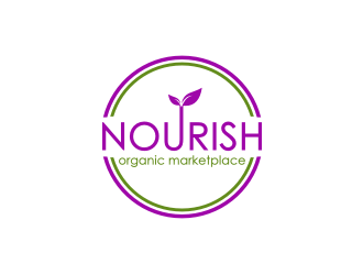 Nourish Organic Marketplace logo design by Barkah