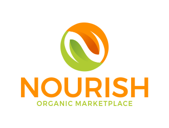 Nourish Organic Marketplace logo design by creator_studios