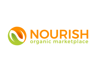 Nourish Organic Marketplace logo design by creator_studios