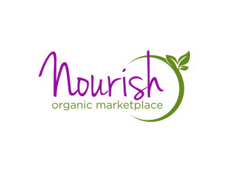 Nourish Organic Marketplace logo design by Barkah