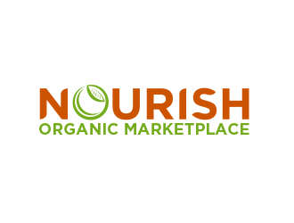 Nourish Organic Marketplace logo design by scriotx