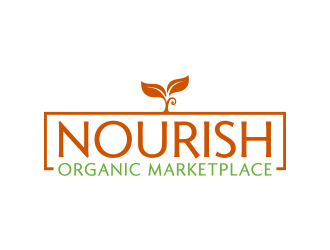 Nourish Organic Marketplace logo design by scriotx