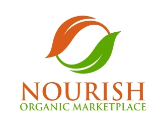 Nourish Organic Marketplace logo design by b3no