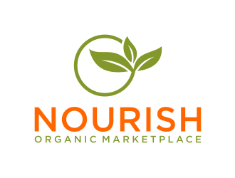 Nourish Organic Marketplace logo design by nurul_rizkon